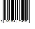 Barcode Image for UPC code 6001374034787