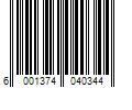 Barcode Image for UPC code 6001374040344