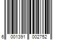 Barcode Image for UPC code 6001391002752