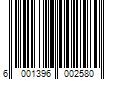 Barcode Image for UPC code 6001396002580