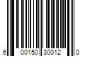 Barcode Image for UPC code 600150300120