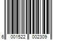 Barcode Image for UPC code 6001522002309