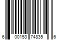 Barcode Image for UPC code 600153748356