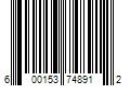 Barcode Image for UPC code 600153748912