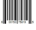 Barcode Image for UPC code 600153758195