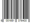 Barcode Image for UPC code 6001651076400