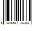 Barcode Image for UPC code 6001658002389