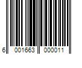 Barcode Image for UPC code 6001663000011