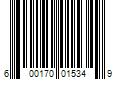 Barcode Image for UPC code 600170015349