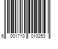 Barcode Image for UPC code 6001710010253