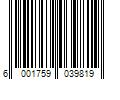 Barcode Image for UPC code 6001759039819