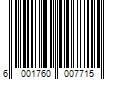 Barcode Image for UPC code 6001760007715