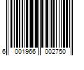 Barcode Image for UPC code 6001966002750