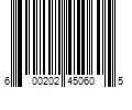 Barcode Image for UPC code 600202450605