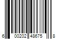 Barcode Image for UPC code 600202486758