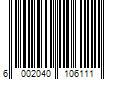 Barcode Image for UPC code 6002040106111