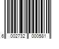 Barcode Image for UPC code 6002732000581