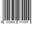 Barcode Image for UPC code 6002832070200