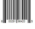 Barcode Image for UPC code 600291964205