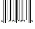 Barcode Image for UPC code 600300039795