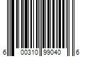 Barcode Image for UPC code 600310990406