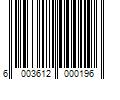 Barcode Image for UPC code 6003612000196