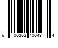 Barcode Image for UPC code 600362400434