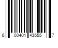 Barcode Image for UPC code 600401435557