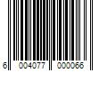 Barcode Image for UPC code 6004077000066