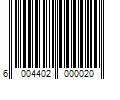 Barcode Image for UPC code 6004402000020