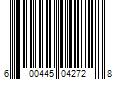 Barcode Image for UPC code 600445042728