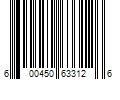 Barcode Image for UPC code 600450633126