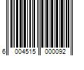 Barcode Image for UPC code 6004515000092