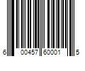 Barcode Image for UPC code 600457600015