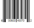 Barcode Image for UPC code 600503430702