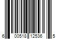 Barcode Image for UPC code 600518125365