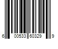 Barcode Image for UPC code 600533603299