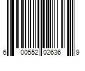 Barcode Image for UPC code 600552026369