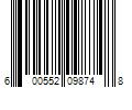 Barcode Image for UPC code 600552098748