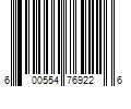 Barcode Image for UPC code 600554769226