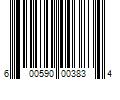 Barcode Image for UPC code 600590003834