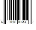 Barcode Image for UPC code 600603085147