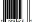 Barcode Image for UPC code 600603204876