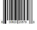 Barcode Image for UPC code 600603205798