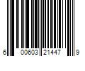 Barcode Image for UPC code 600603214479