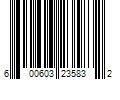 Barcode Image for UPC code 600603235832. Product Name: Insigniaâ„¢ - RF Wireless Over-the-Ear Headphones - Black