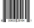 Barcode Image for UPC code 600603251641