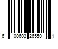 Barcode Image for UPC code 600603265501