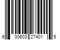 Barcode Image for UPC code 600603274015