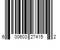 Barcode Image for UPC code 600603274152